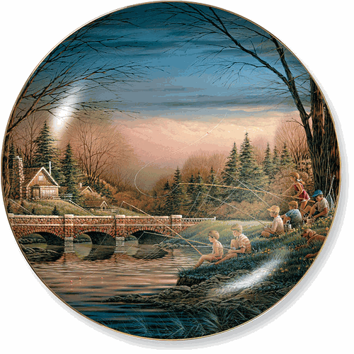 (image for) Spring Fishing Plate